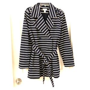 Navy Loft trench coat